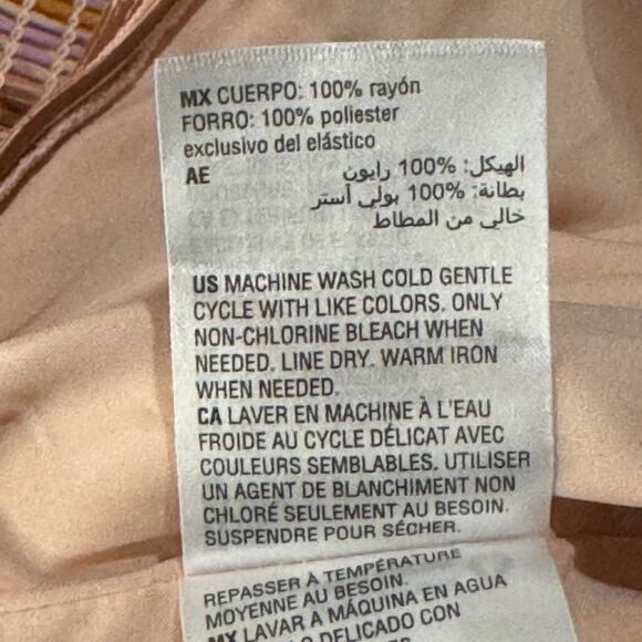 Bar III XX-Small Romper Jumpsuit Wide Leg Keyhole V-Neck Spaghetti Straps Ikat - Picture 10 of 11